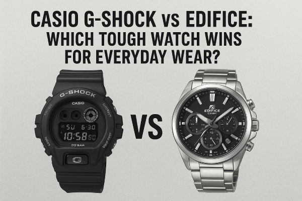 Casio G Shock vs Edifice: Which Tough Watch Wins for Everyday Wear?