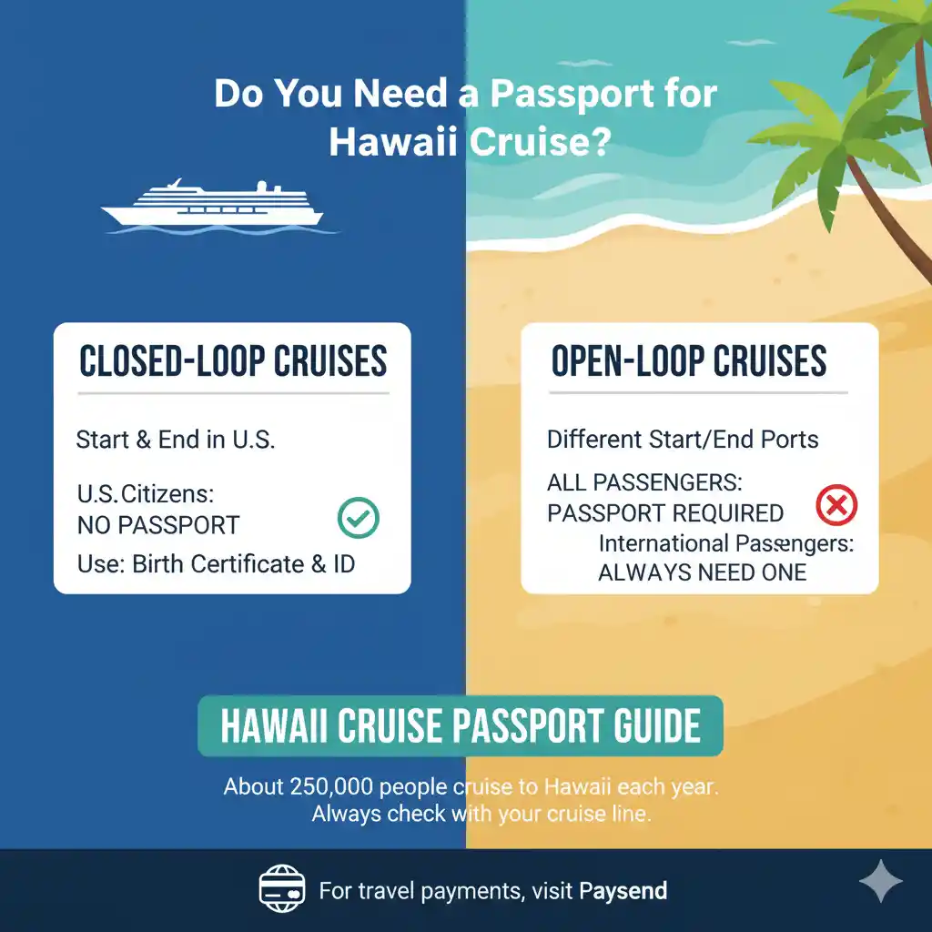 Planning a Hawaii cruise? Discover if you need a passport! U.S. citizens on closed-loop cruises may not, but open-loop and international travelers always do. Get essential info for your trip. For travel payments, visit Paysend.
