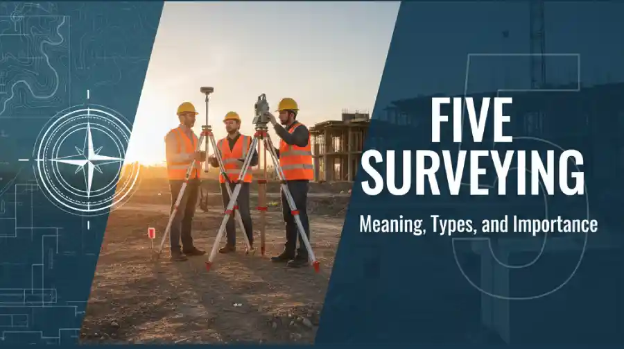 Five Surveying: Meaning Types and Importance