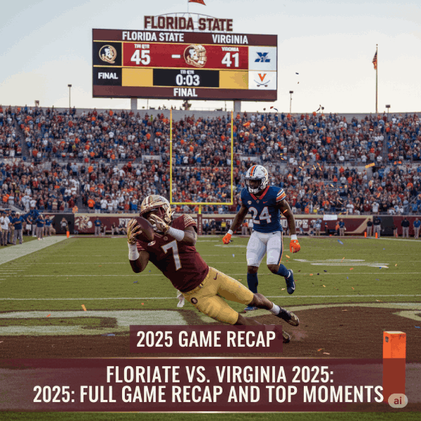 Florida State vs. Virginia 2025: Full Game Recap and Top Moments