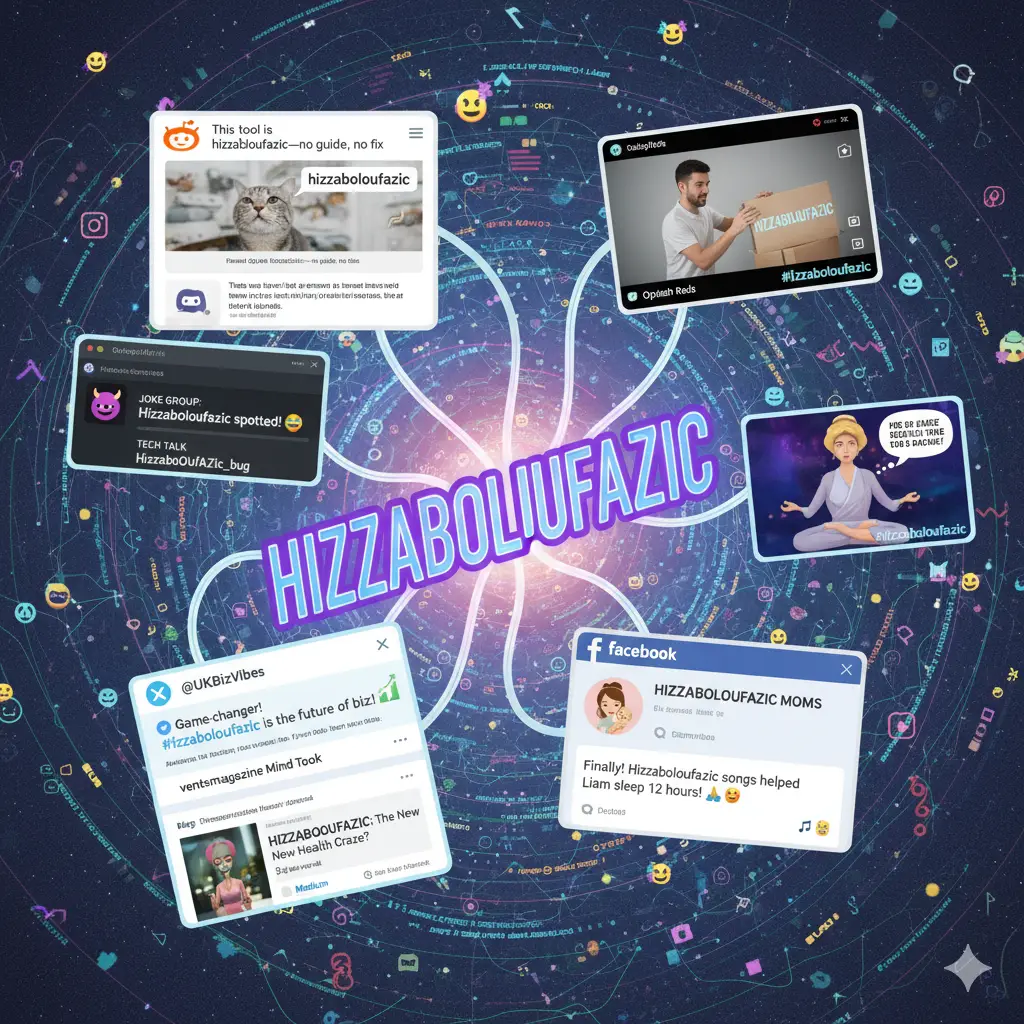 Hizzaboloufazic: The Internet's Hottest Nonsense. Explore the absurd online journey of the viral word "Hizzaboloufazic" across Reddit, TikTok, X, and Facebook Moms groups—from tech jokes and health crazes to sleeptime songs.