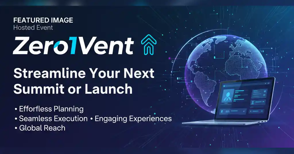 Hosted Event Zero1Vent: Streamline Your Next Summit or Launch