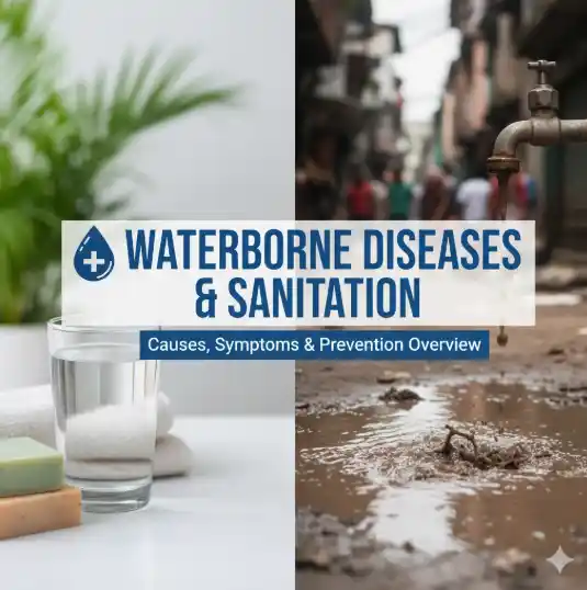 Waterborne Diseases & Sanitation: Causes, Symptoms & Prevention Overview