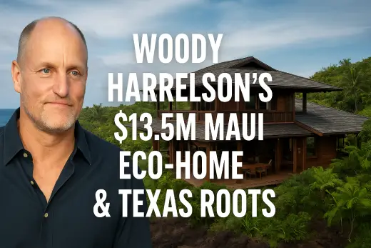 Woody Harrelson's $13.5M Maui Eco-Home & Texas Roots