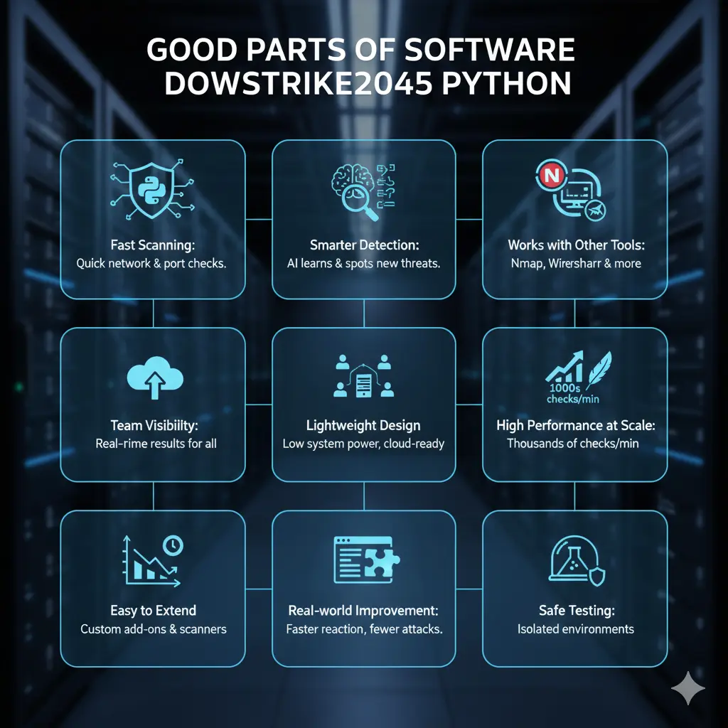 Good Parts of Software Dowsstrike2045 Python