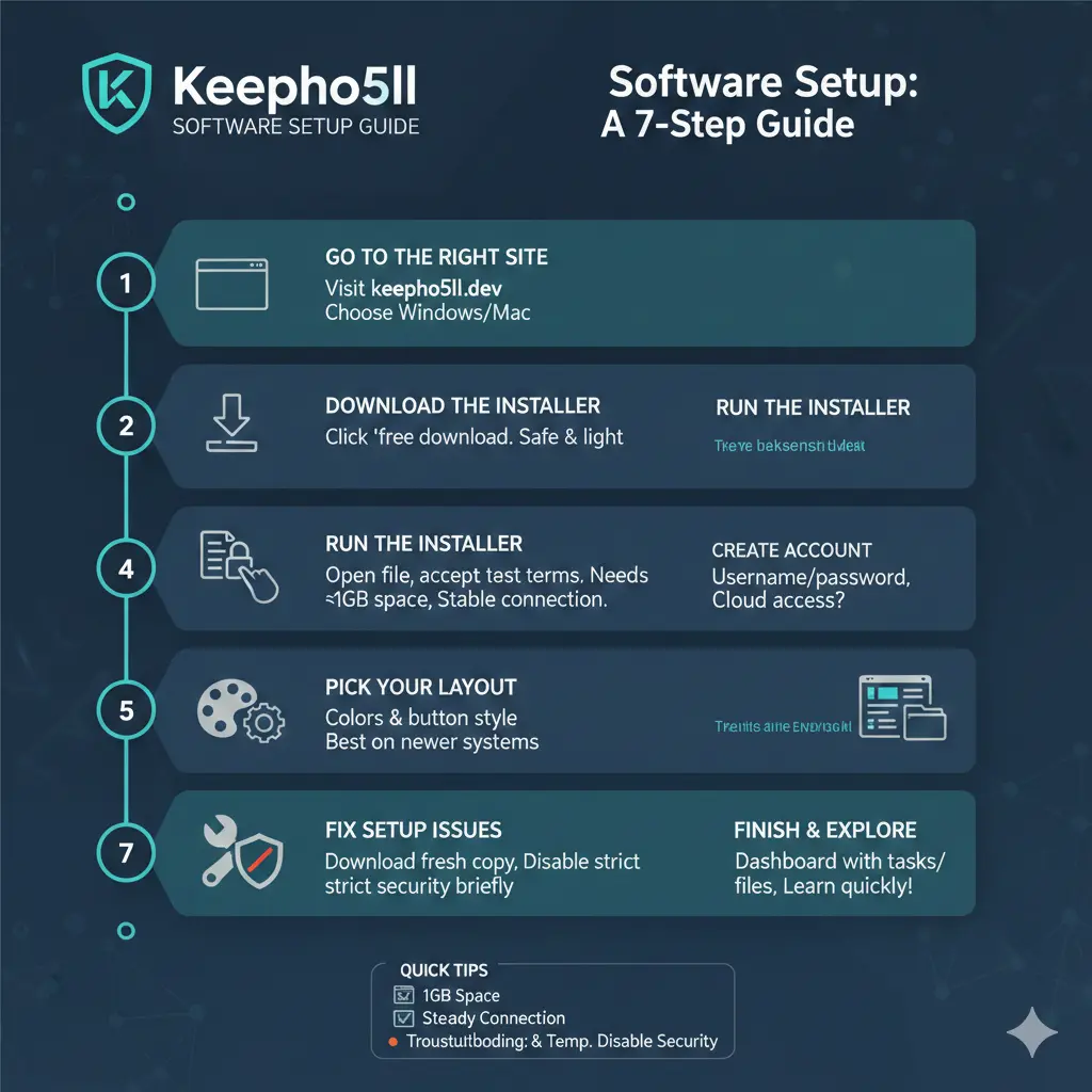 How to Get and Set Up Software Keepho5ll