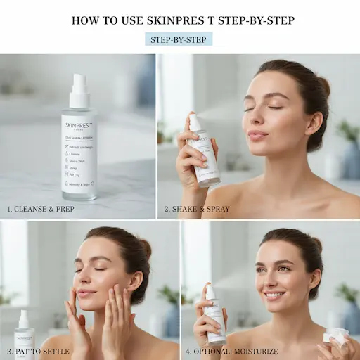 How to Use Skinpres T Step by Step