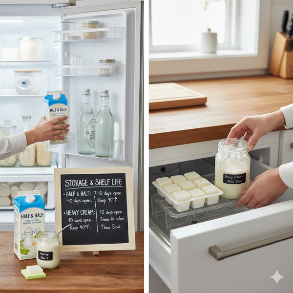 Half And Half VS Heavy Cream: Which Dairy to Pick for Your Recipes