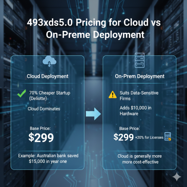 493xds5.0 Pricing for Cloud vs On-Prem Deployment