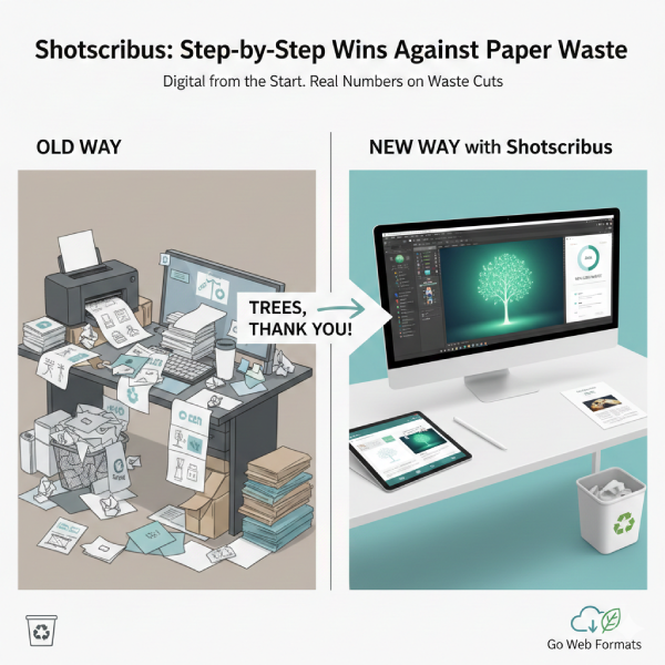 How Shotscribus Reduces Paper Waste: Step-by-Step Wins