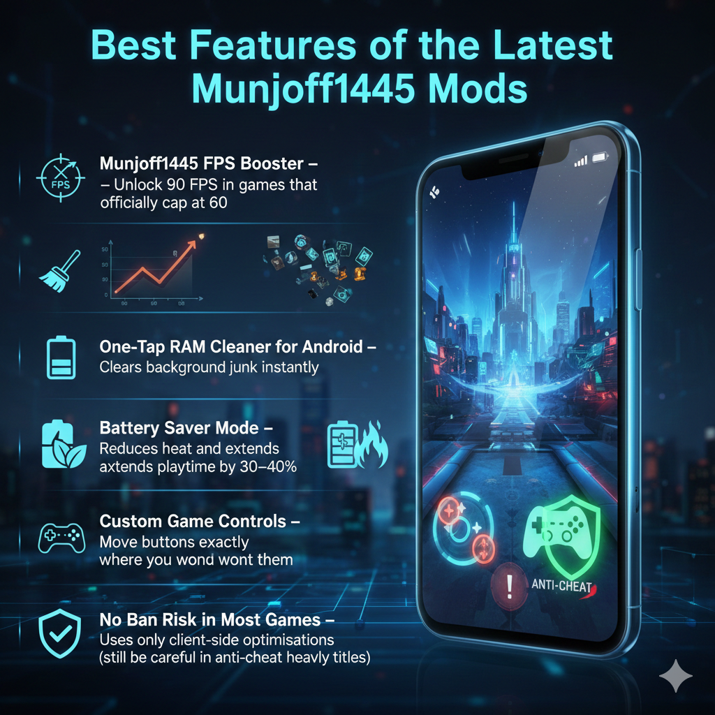 Best Features of the Latest Munjoff1445 Mods