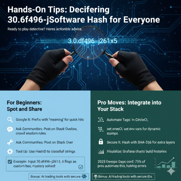 Hands-On Tips: Deciphering 30.6df496–j261x5 Software Hash for Everyone