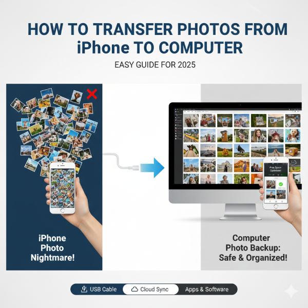 How To Transfer Photos From Iphone To Computer: Easy Guide for 2025