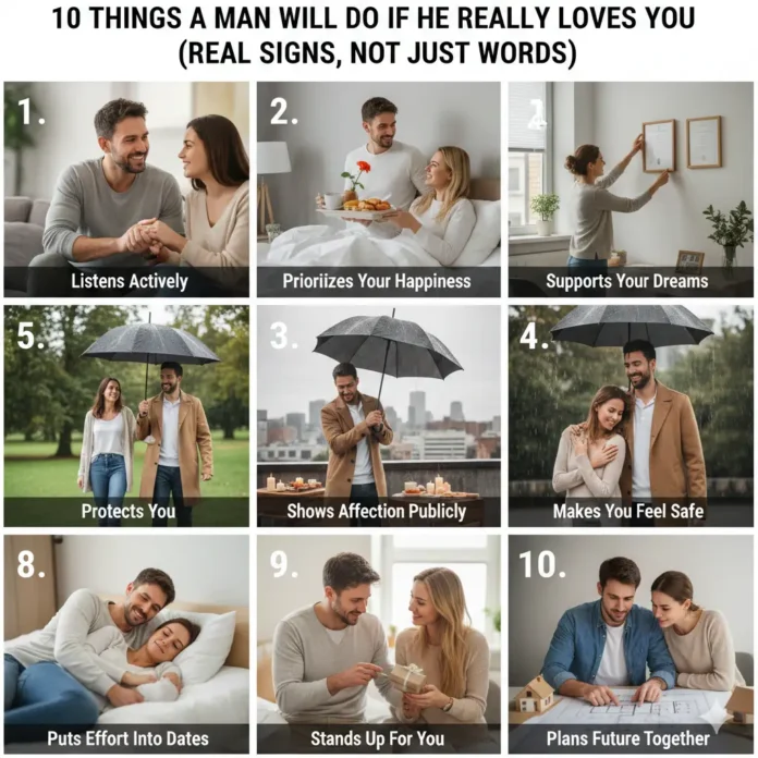 10 Things a Man Will Do If He Really Loves You (Real Signs, Not Just Words)