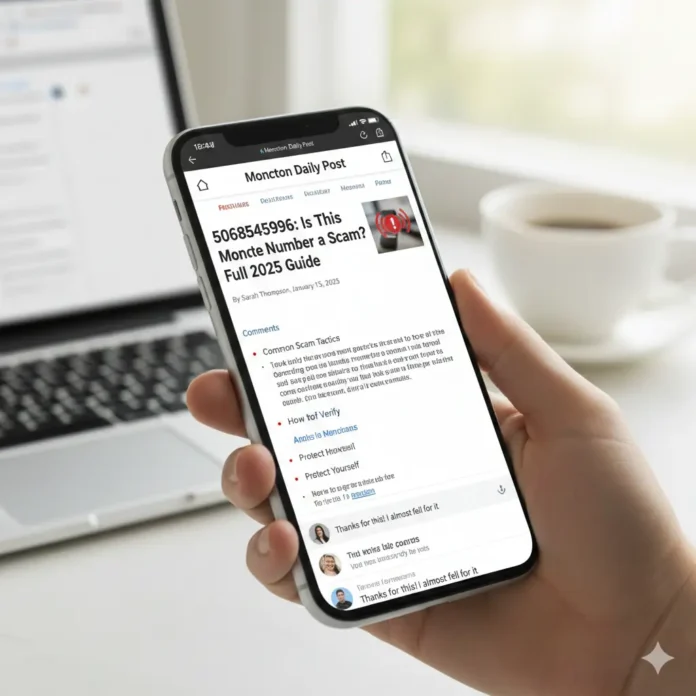 5068545996: Is This Moncton Phone Number a Scam? Full 2025 Guide