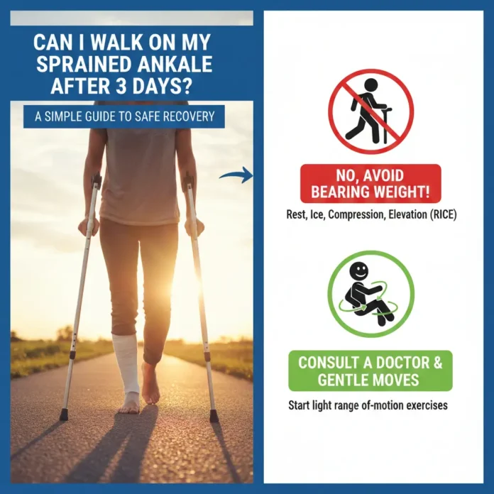 Can I Walk on My Sprained Ankle After 3 Days? A Simple Guide to Safe Recovery