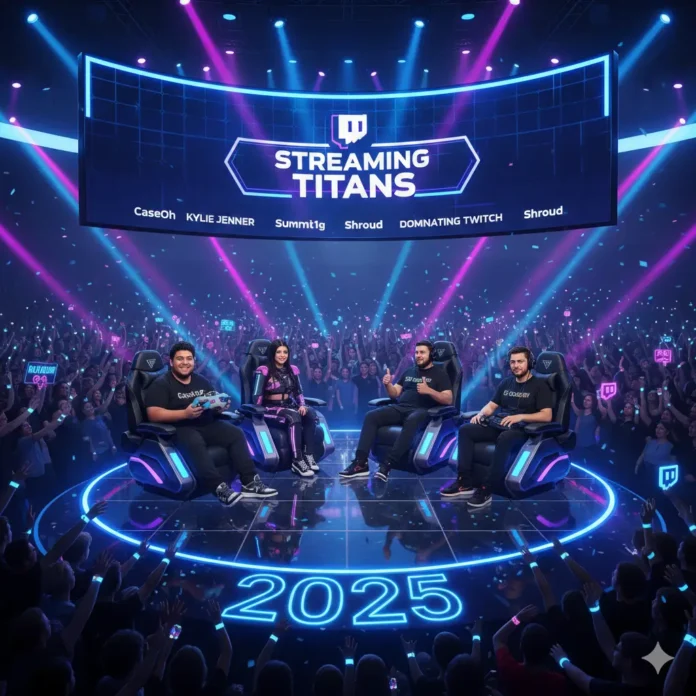 CaseOh Kylie Summit1g Shroud: The Streaming Titans Dominating Twitch in 2025