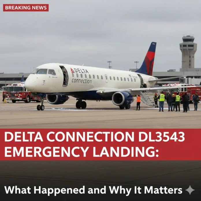 Delta Connection DL3543 Emergency Landing: What Happened and Why It Matters