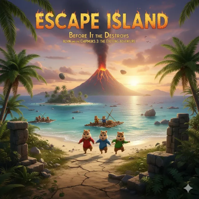 Escape Island Before It Destroy Alvin and the Chipmunks 3: The Exciting Adventure