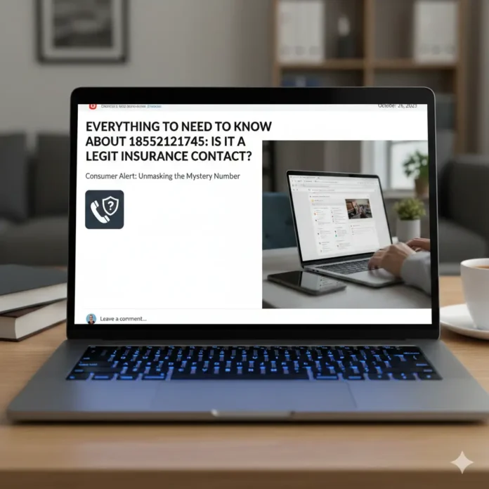 Everything You Need to Know About 18552121745: Is It a Legit Insurance Contact?