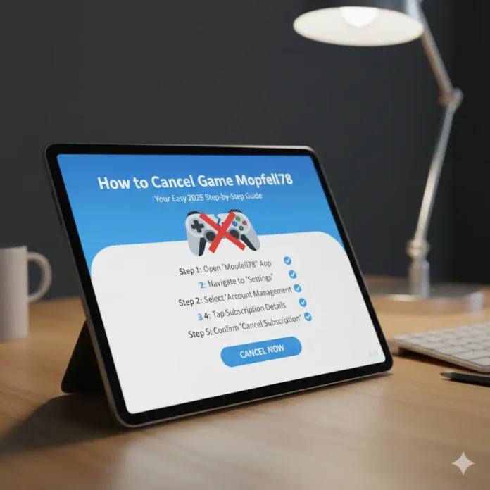 How to Cancel Game Mopfell78: Your Easy 2025 Step-by-Step Guide