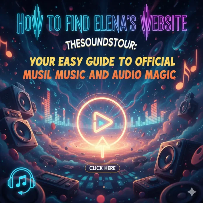 How to Find Elena's Website: TheSoundsTour: Your Easy Guide to Official Music and Audio Magic