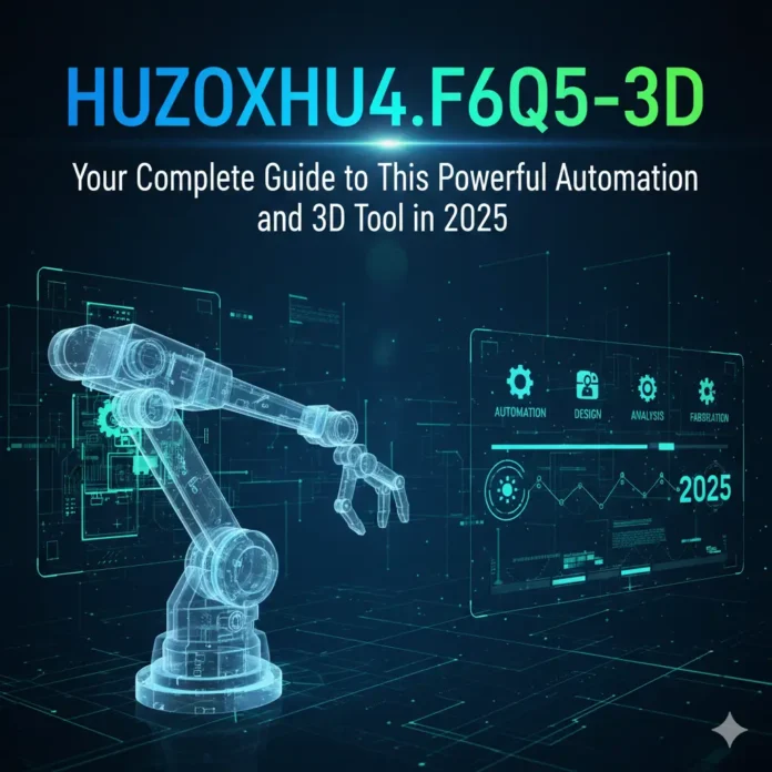 Huzoxhu4.f6q5-3d: Your Complete Guide to This Powerful Automation and 3D Tool in 2025