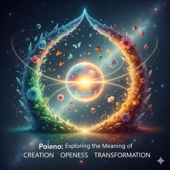 Poieno: Exploring the Meaning of Creation, Openness, and Transformation