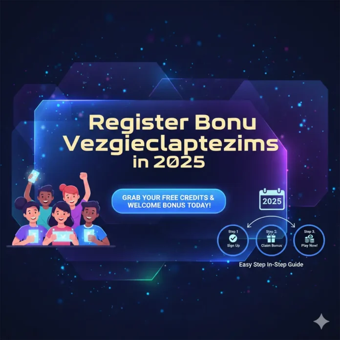 Register Bonu Vezgieclaptezims in 2025: Easy Step-by-Step Guide to Grab Your Free Credits & Welcome Bonus Today