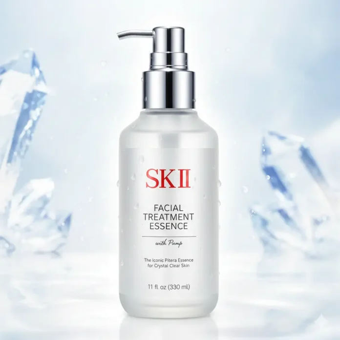 SK II Facial Treatment Essence with Pump 11 fl oz: The Iconic Pitera Essence for Crystal Clear Skin