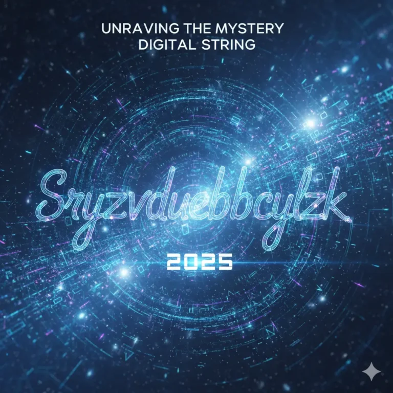 Sryzvduebbcylzk – Unraveling the Mystery Digital String in 2025
