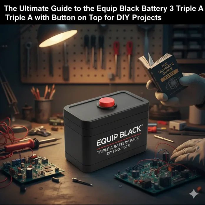 The Ultimate Guide to the Equip Black Battery 3 Triple A with Button on Top for DIY Projects