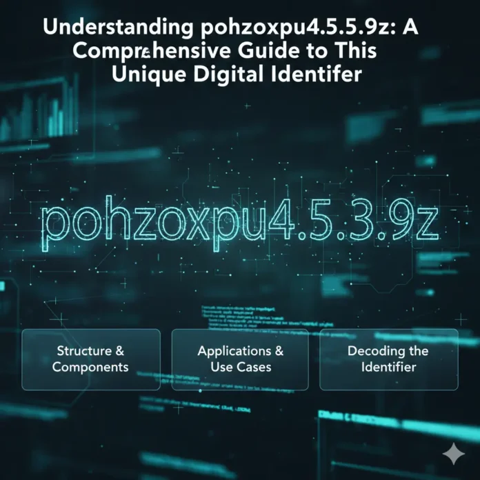 Understanding pohzoxpu4.5.3.9z: A Comprehensive Guide to This Unique Digital Identifier