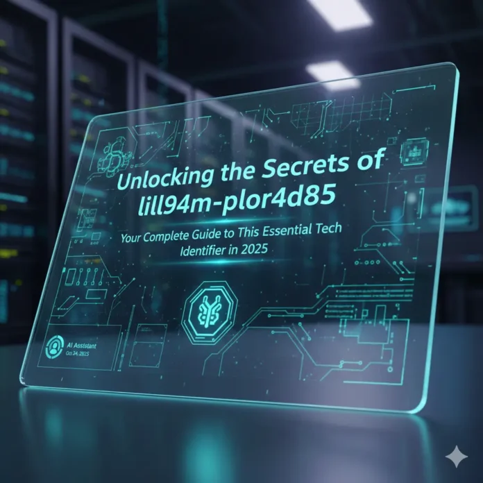Unlocking the Secrets of lill94m-plor4d85: Your Complete Guide to This Essential Tech Identifier in 2025
