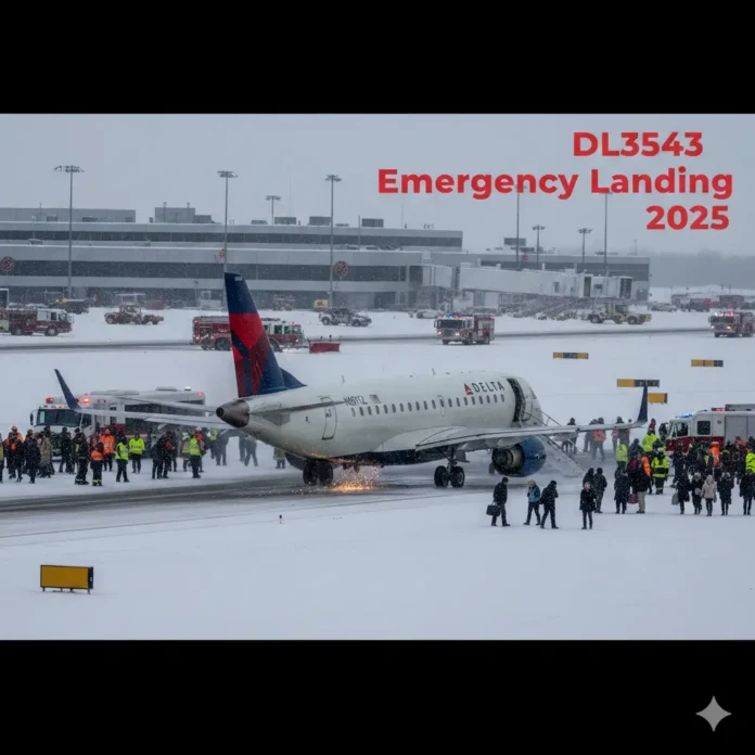 What Happened: Delta Connection DL3543 Emergency Landing 2025
