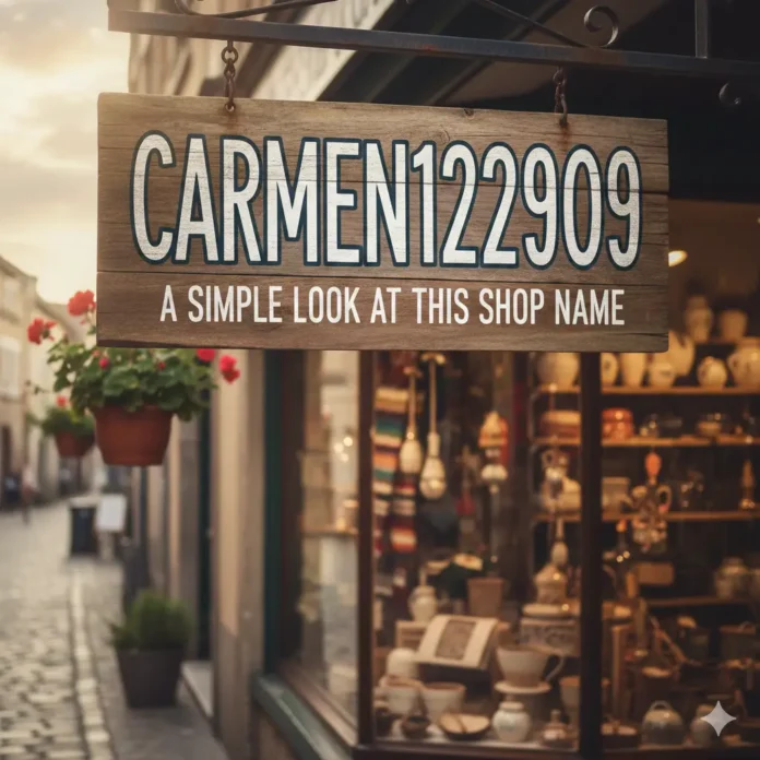 What Is Carmen122909? A Simple Look at This Shop Name