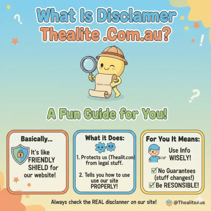 What Is Disclaimer Thealite .Com.au? A Fun Guide for You