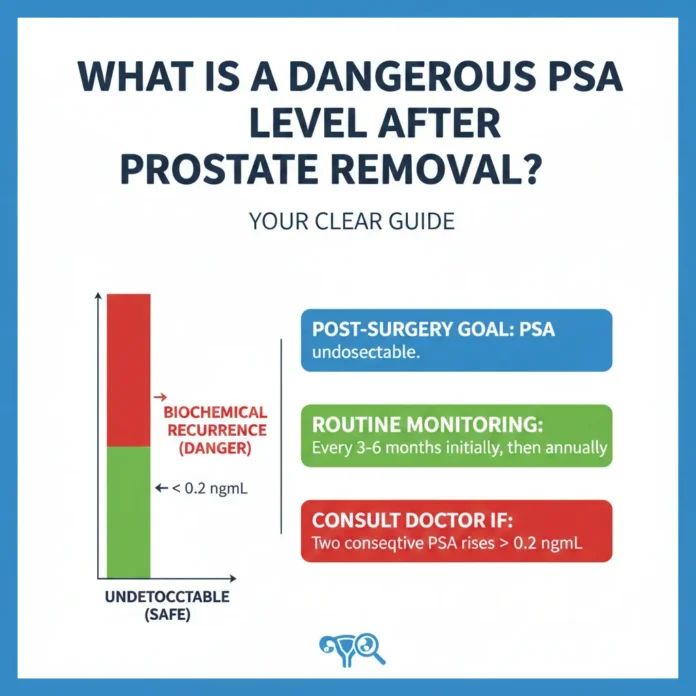 What Is a Dangerous PSA Level After Prostate Removal? Your Clear Guide