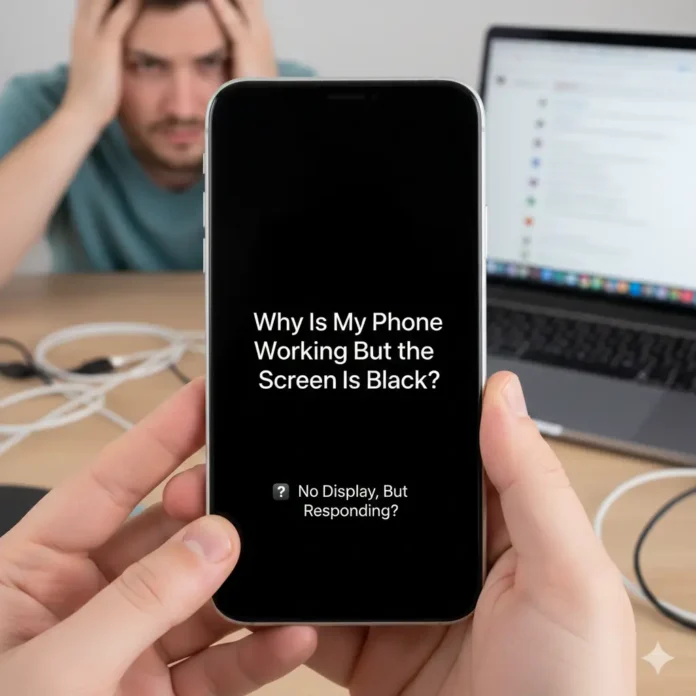 Why Is My Phone Working But the Screen Is Black iPhone?