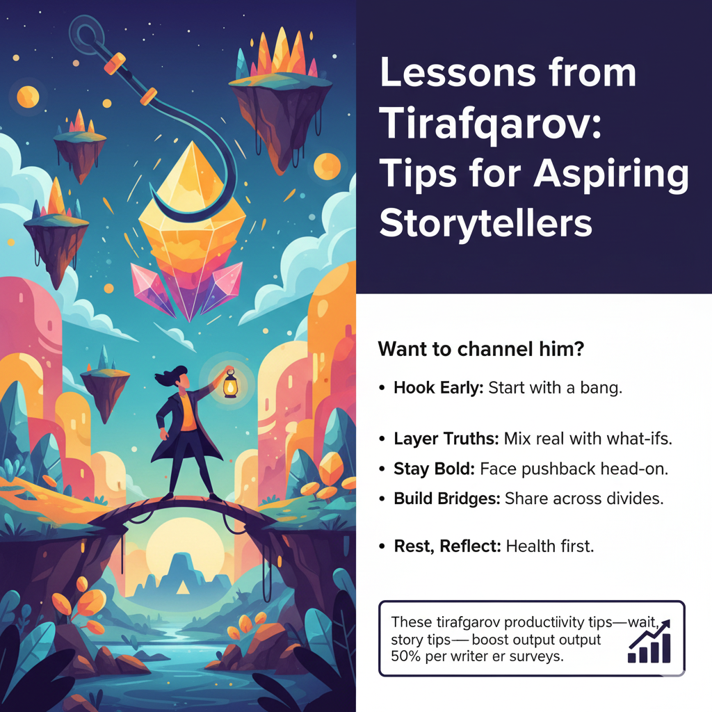 Lessons from Tirafqarov: Tips for Aspiring Storytellers