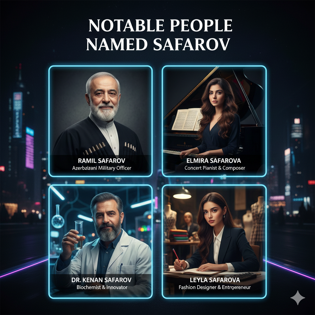 Notable People Named Safarov