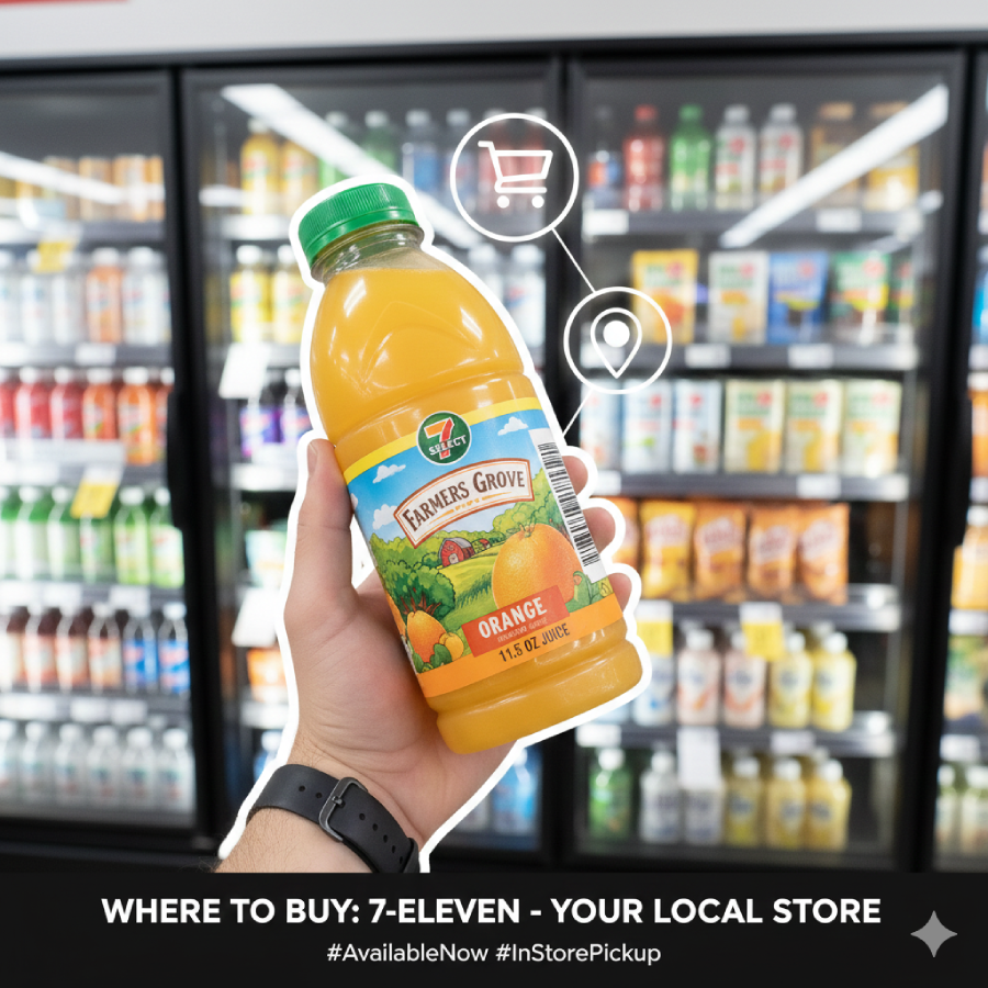 Where to Buy 7 Select Farmers Grove Orange Juice 11.5 Oz UPC