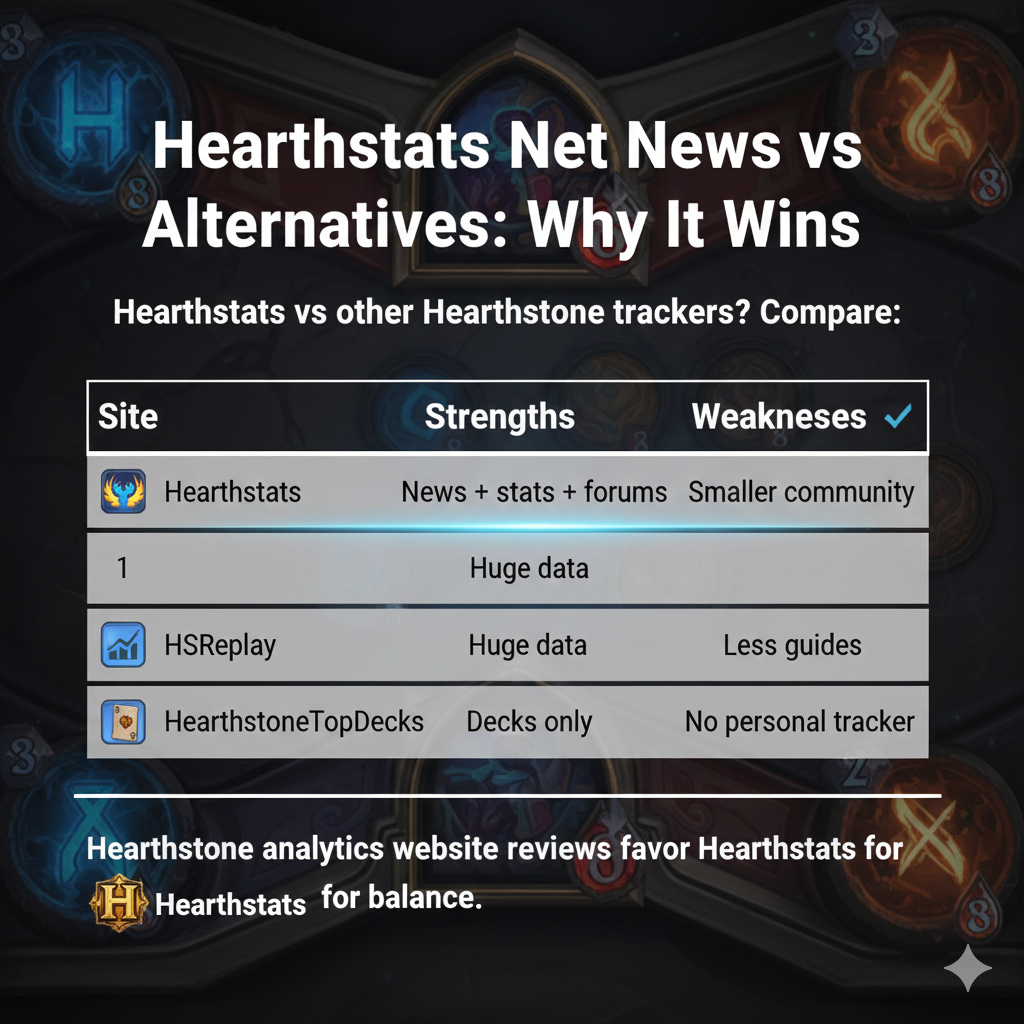 Hearthstats Net News vs Alternatives: Why It Wins