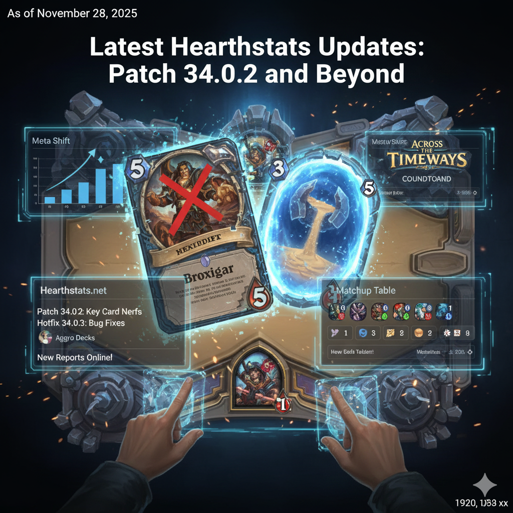 Latest Hearthstats Updates: Patch 34.0.2 and Beyond
