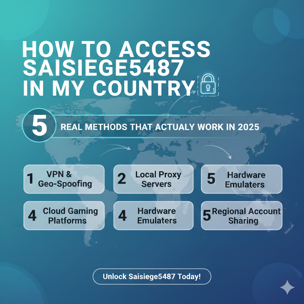 How to Access Saisiege5487 in My Country – 5 Real Methods That Actually Work in 2025