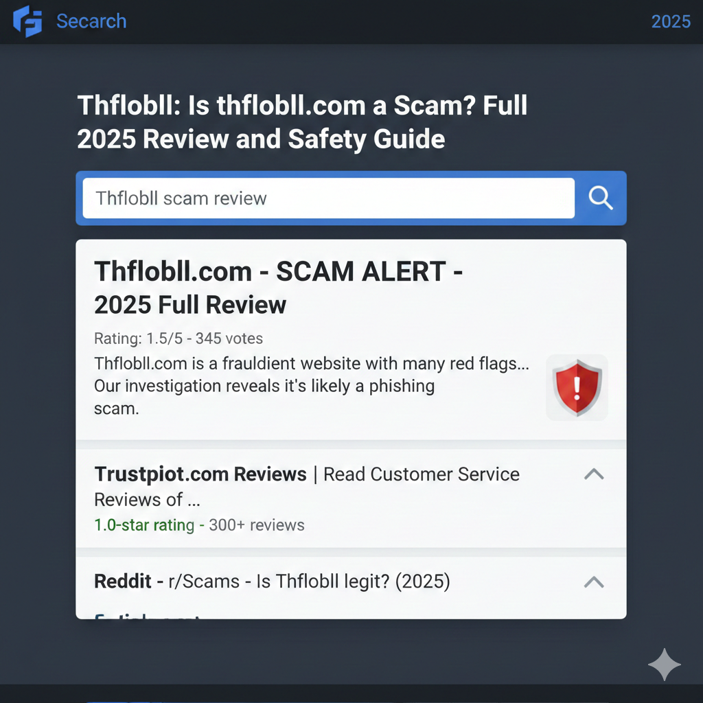 Thflobll: Is thflobll.com a Scam? Full 2025 Review and Safety Guide