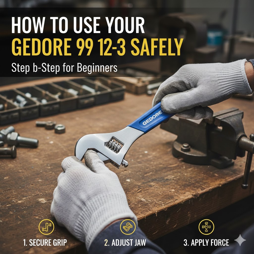 How to Use Your Gedore 99 12-3 Safely – Step-by-Step for Beginners