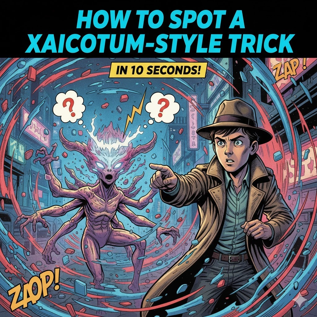 How to Spot a Xaicotum-Style Trick in 10 Seconds