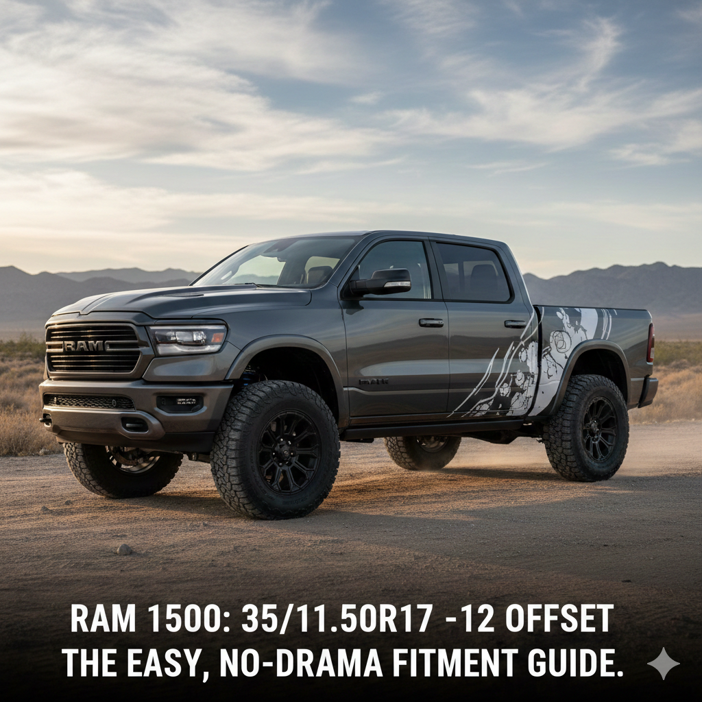 Ram 1500 35/11.50R17 with -12 Offset: The Easy, No-Drama Fitment Guide Every Owner Needs