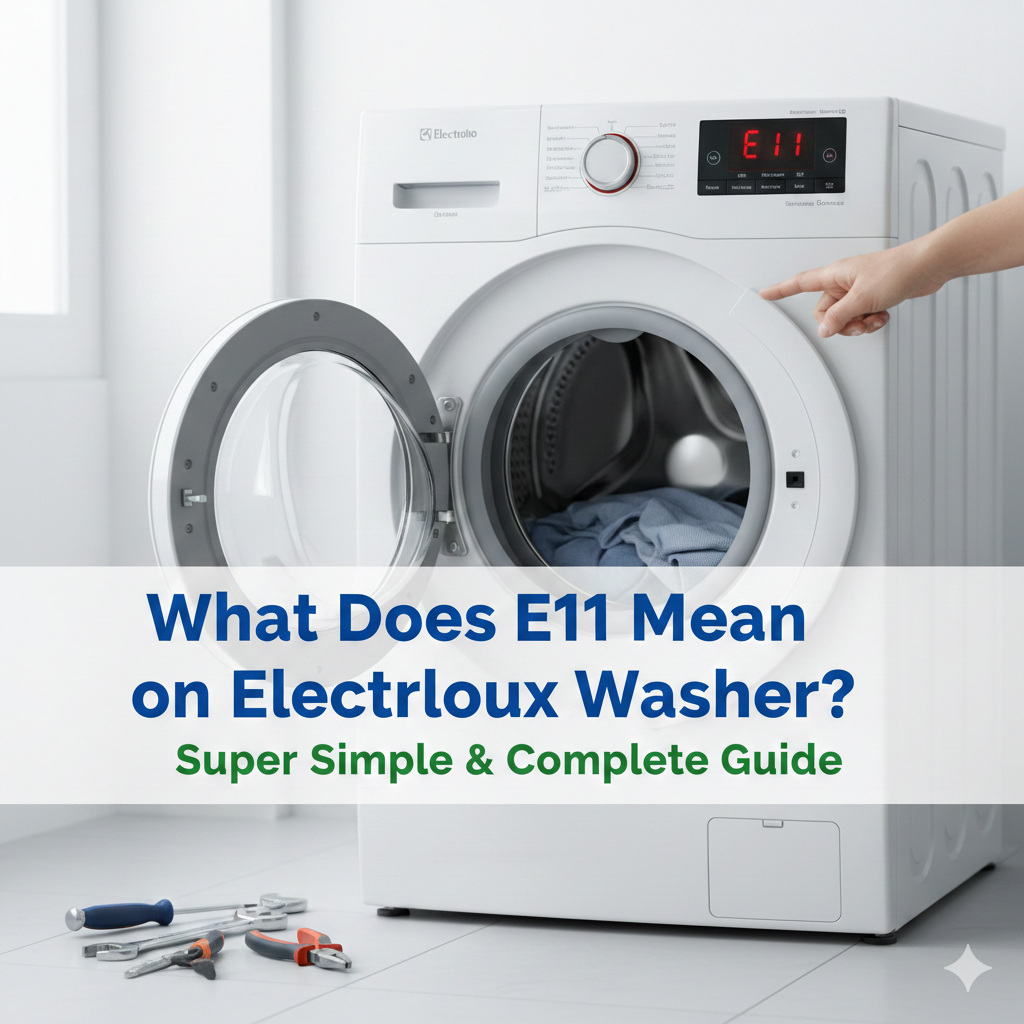 What Does E11 Mean on Electrolux Washer? Super Simple & Complete Guide